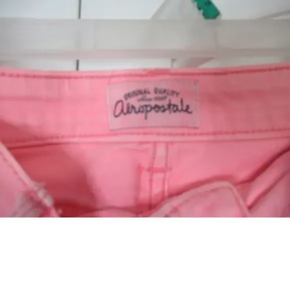 Aeropostale Pink Jean Shorts - Picture 3 of 5